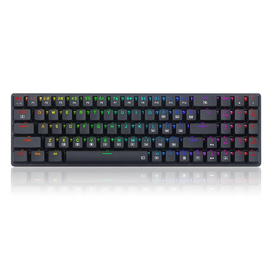 لوحة مفاتيح ألعاب ميكانيكية Redragon Ashe K626P-KB، 78 مفتاحًا، منخفضة الارتفاع (مفتاح أزرق)