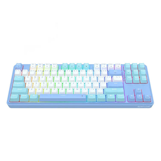 لوحة مفاتيح الألعاب الميكانيكية Redragon Deimos K707WBB-RGB 68 مفتاحًا لاسلكيًا بألوان قوس قزح