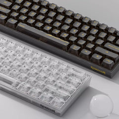 Keyboard Gaming Mechanical Redragon Fizz K617 60% RGB (White/Blue) - King Tech