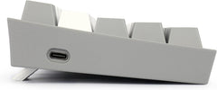 Keyboard Gaming Mechanical Redragon Fizz K617 60% RGB (White/Grey) - King Tech