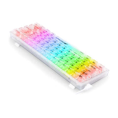 Keyboard Gaming Mechanical Redragon Fizz K617 CT 60% Transparent RGB - King Tech