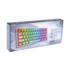 Keyboard Gaming Mechanical Redragon Fizz K617 CT 60% Transparent RGB - King Tech