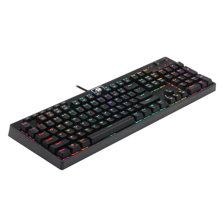 Keyboard Gaming Mechanical Redragon K579RGB Wired RGB Macro (Blue Switch) - King Tech