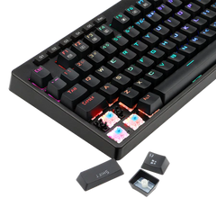 Keyboard Gaming Mechanical Redragon K579RGB Wired RGB Macro (Blue Switch) - King Tech