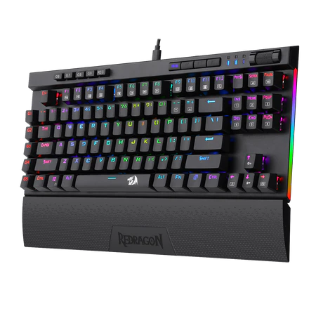 Keyboard Gaming Mechanical Redragon Magic-Wand K587 TKL RGB Macro (Type-C) - King Tech