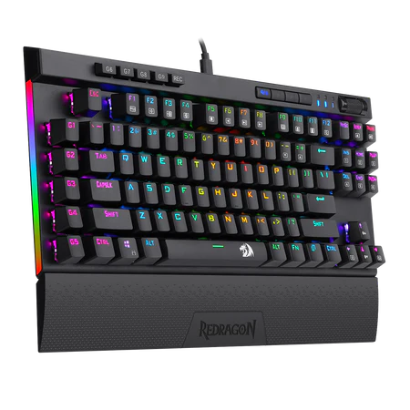 Keyboard Gaming Mechanical Redragon Magic-Wand K587 TKL RGB Macro (Type-C) - King Tech
