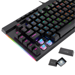 Keyboard Gaming Mechanical Redragon Magic-Wand K587 TKL RGB Macro (Type-C) - King Tech