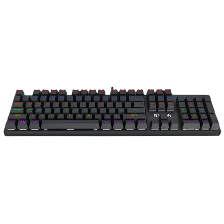 Keyboard Gaming Mechanical Redragon Valheim Elite K608 Rainbow (Black Switch) - King Tech