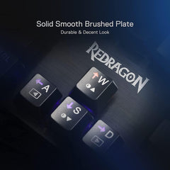 Keyboard Gaming Mechanical Redragon Valheim Elite K608 Rainbow (Brown Switch) - King Tech