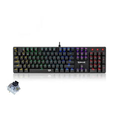 Keyboard Gaming Mechanical Redragon Valheim K608 Rainbow (Black Switch) - King Tech