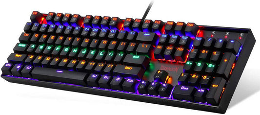 Keyboard Gaming Mechanical Redragon Vara K551 R RGB Wired (Red Switch) - King Tech