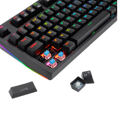 Keyboard Gaming Mechanical Redragon Vata Pro K592-PRO V-Optical (Blue Switch) - King Tech