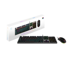 مجموعة لوحة المفاتيح والماوس MSI Vigor GK310 RED AR Red Switches Arabic