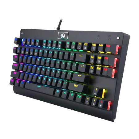 Keyboard Redragon K568 Gaming Mechanical Blue Switch TKL 87 Key Rainbow - King Tech