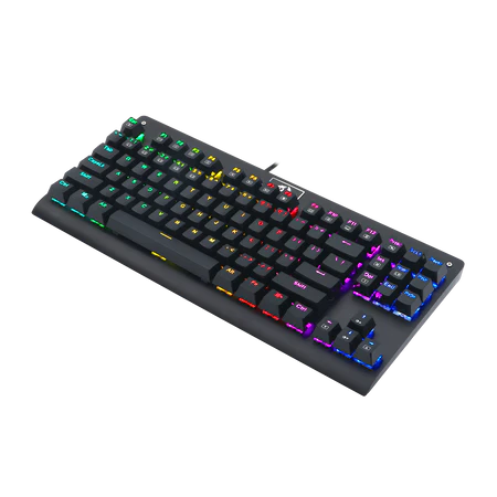Keyboard Redragon K568 Gaming Mechanical Blue Switch TKL 87 Key Rainbow - King Tech