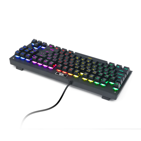 Keyboard Redragon K568 Gaming Mechanical Blue Switch TKL 87 Key Rainbow - King Tech