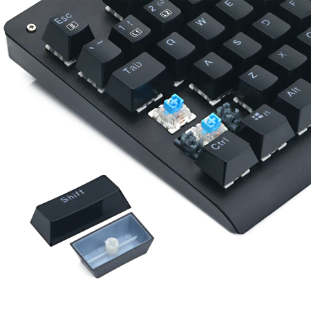 Keyboard Redragon K568 Gaming Mechanical Blue Switch TKL 87 Key Rainbow - King Tech