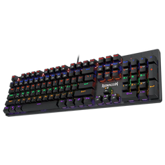 Keyboard USB Gaming Redragon SW-2190-K608 Rainbow Blue Black Red - King Tech