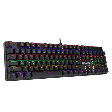 Keyboard USB Gaming Redragon SW-2190-K608 Rainbow Blue Black Red - King Tech