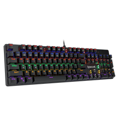 Keyboard USB Gaming Redragon SW-2190-K608 Rainbow Blue Black Red - King Tech