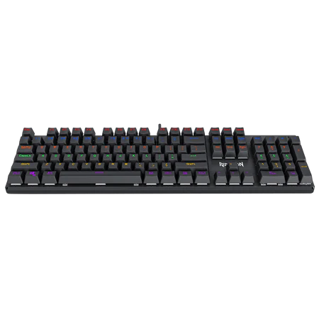 Keyboard USB Gaming Redragon SW-2190-K608 Rainbow Blue Black Red - King Tech
