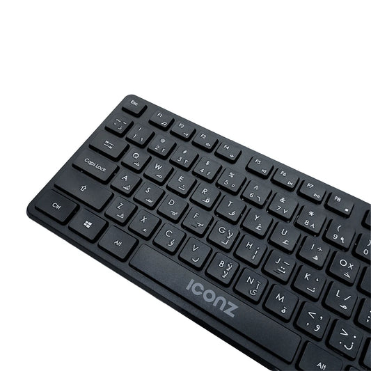 Keyboard USB Slim Iconz KB02K - King Tech