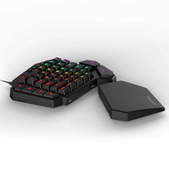 Keypad Gaming Mechanical Redragon Diti K585 One-Handed RGB Macro (Blue Switch) - King Tech