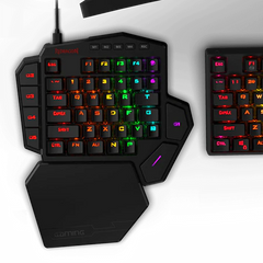 Keypad Gaming Mechanical Redragon Diti K585 One-Handed RGB Macro (Blue Switch) - King Tech
