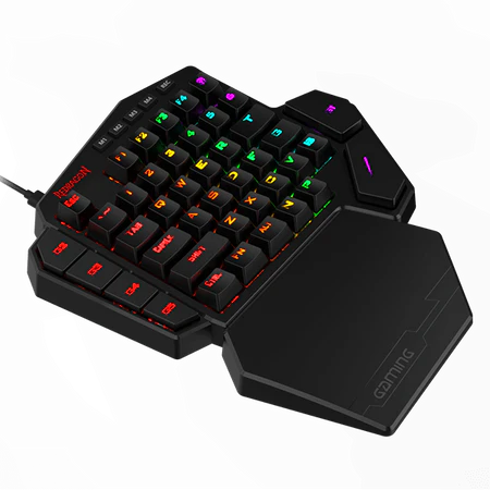 Keypad Gaming Mechanical Redragon Diti K585 One-Handed RGB Macro (Blue Switch) - King Tech