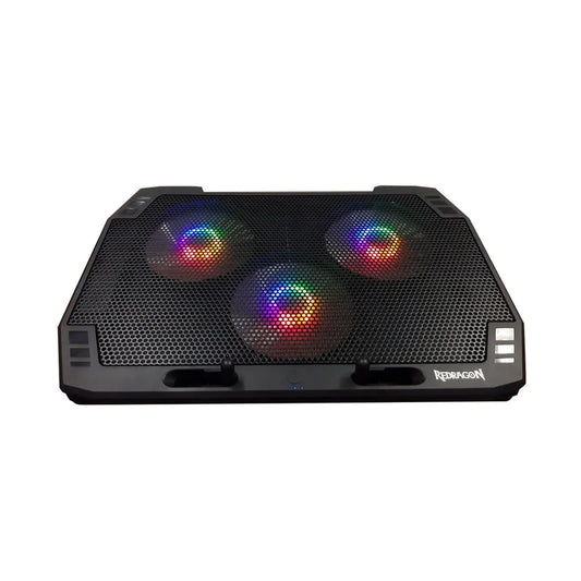 Laptop Cooler Redragon Ingrid GCP511 RGB up to 17" 3-Fan - King Tech