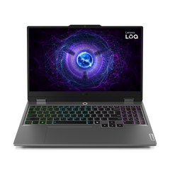 Lenovo LOQ 15IRX9 Gaming Laptop | Intel Core i7-13650HX - 24GB DDR5 RAM - 512GB NVMe SSD - NVIDIA GeForce RTX 4050 6GB Graphics - 15.6" FHD 144Hz IPS (Luna Grey) + Free Redragon M601 RGB Gaming Mouse