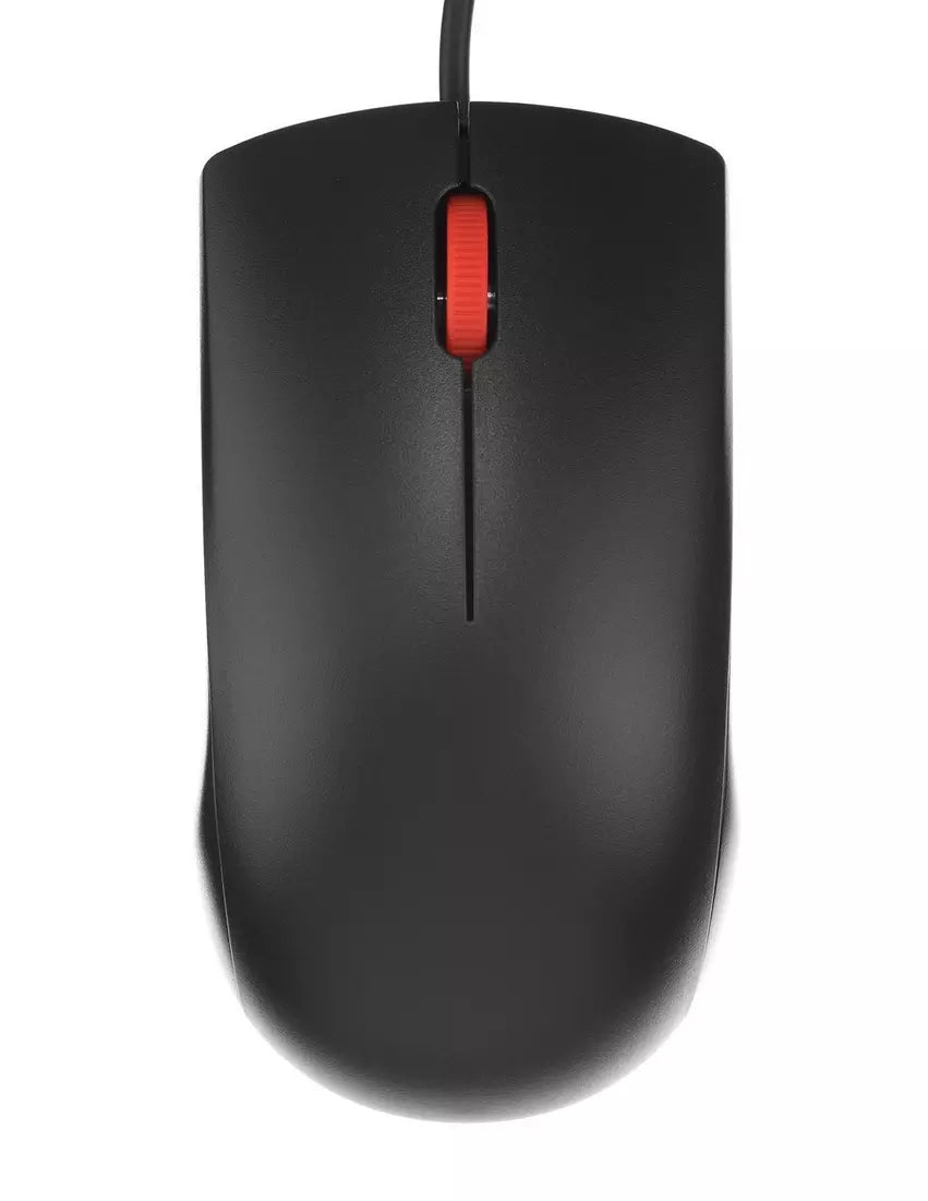 Lenovo 120 Wired USB Mouse - Black | 1000 DPI - 1.5m Cable - Ambidextrous Design