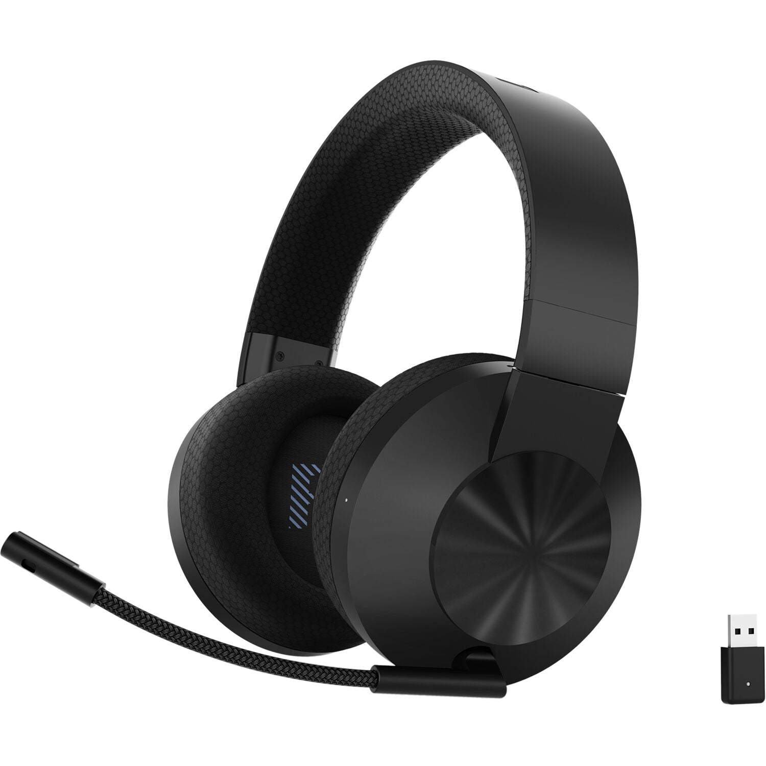 Lenovo Legion H600 Wireless Gaming Headset - Black | 2.4GHz Lossless Audio - Retractable Noise-Cancelling Mic - 50mm Drivers - 20h Battery