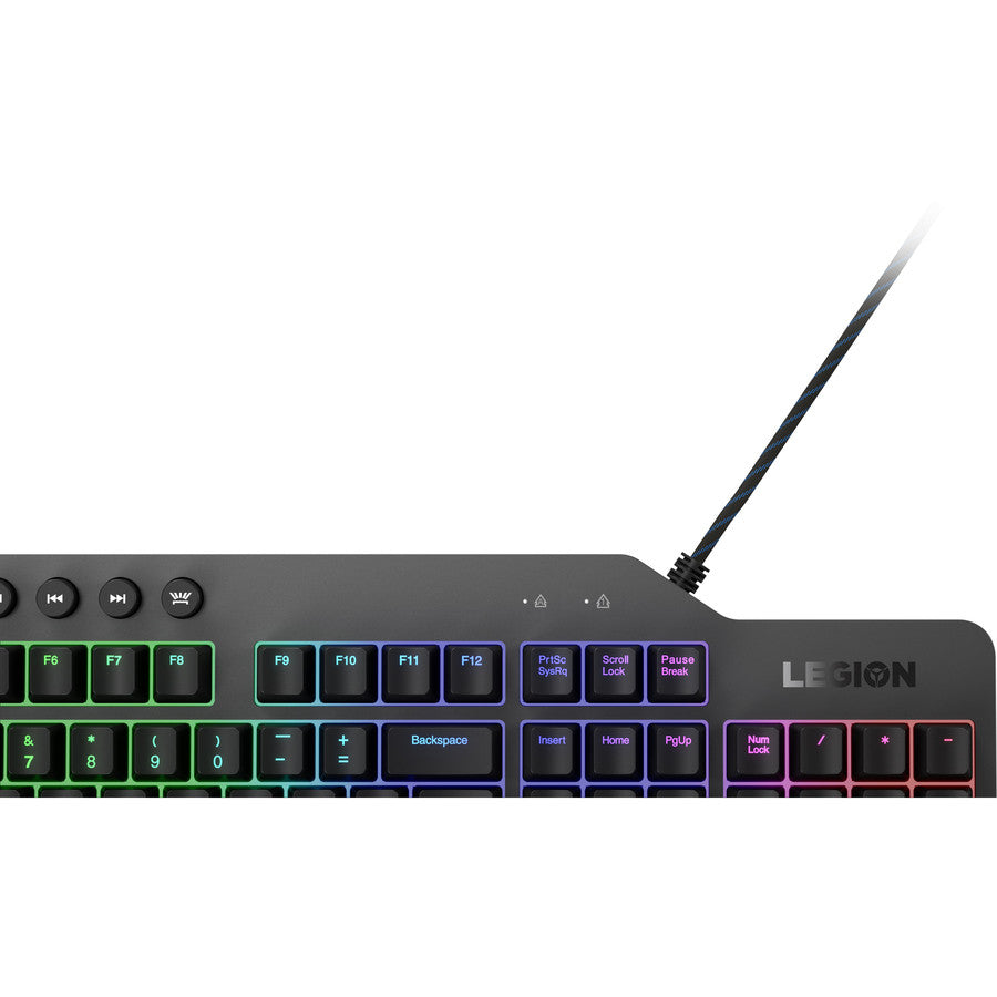 Lenovo Legion K500 RGB Mechanical Gaming Keyboard | Red Mechanical Switches - Anti-Ghosting - 16.8M RGB - Iron Gray