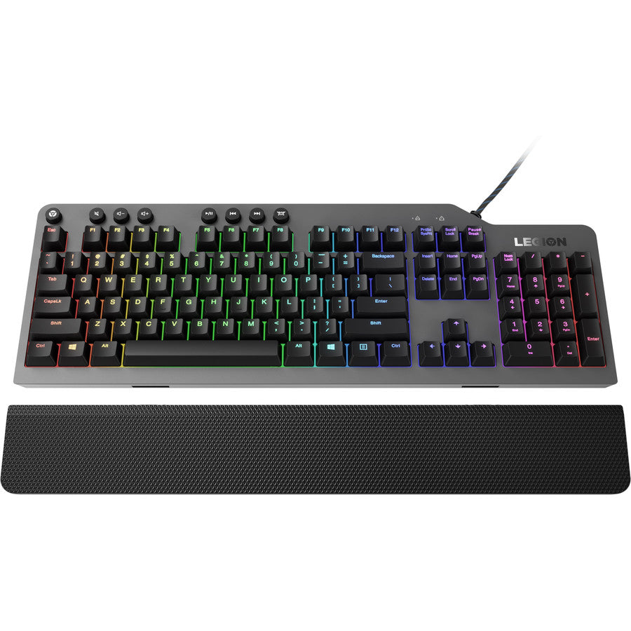 Lenovo Legion K500 RGB Mechanical Gaming Keyboard | Red Mechanical Switches - Anti-Ghosting - 16.8M RGB - Iron Gray