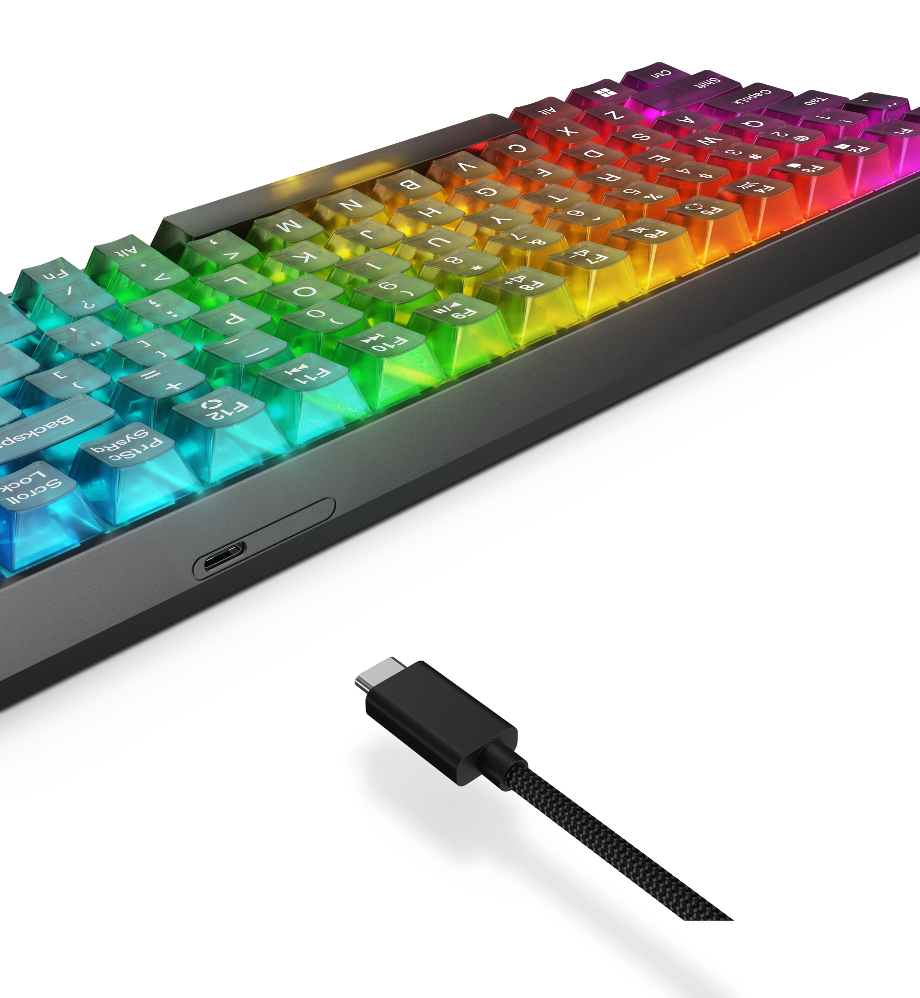 Lenovo Legion K510 Mini Pro Gaming Mechanical Keyboard - Arabic/English | 75% Compact - Hot-Swappable Tactile Switches - Per-Key RGB