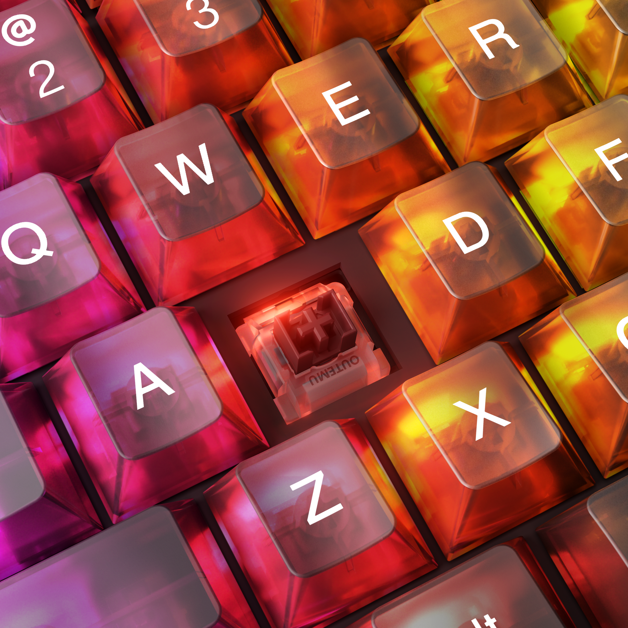 Lenovo Legion K510 Mini Pro Gaming Mechanical Keyboard - Arabic/English | 75% Compact - Hot-Swappable Tactile Switches - Per-Key RGB