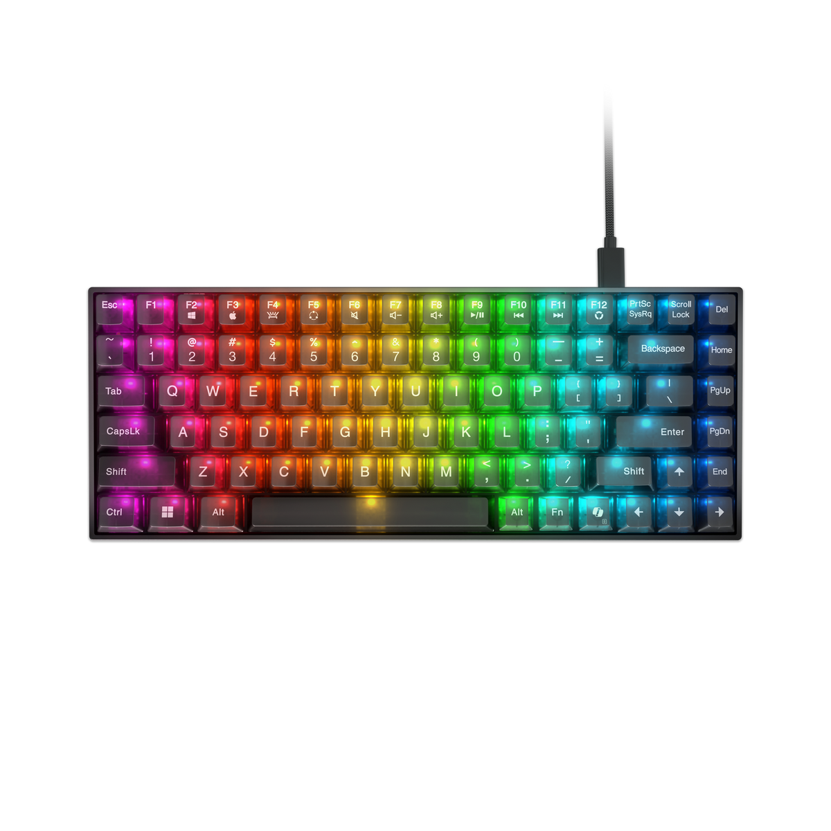 Lenovo Legion K510 Mini Pro Gaming Mechanical Keyboard - Arabic/English | 75% Compact - Hot-Swappable Tactile Switches - Per-Key RGB