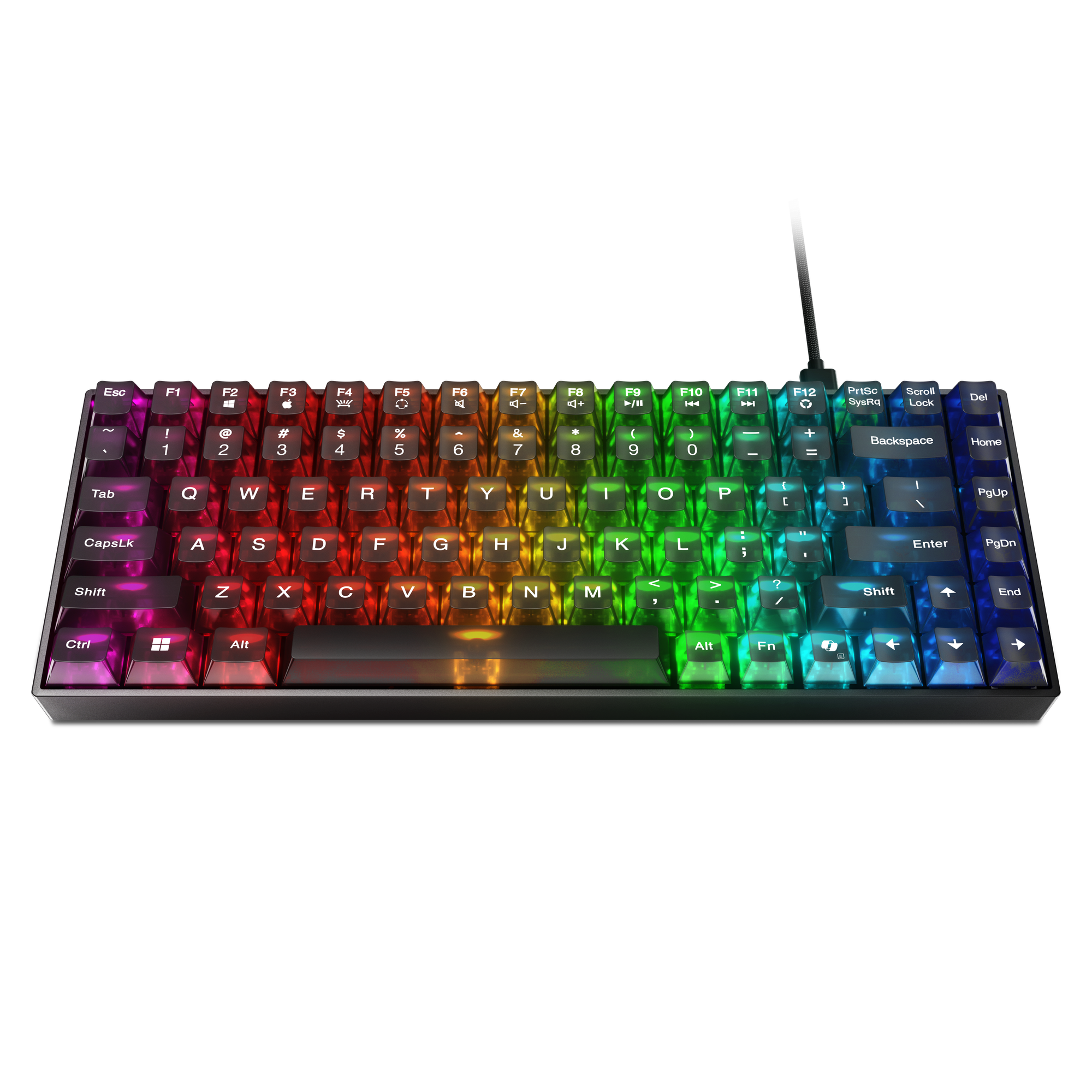 Lenovo Legion K510 Mini Pro Gaming Mechanical Keyboard - Arabic/English | 75% Compact - Hot-Swappable Tactile Switches - Per-Key RGB