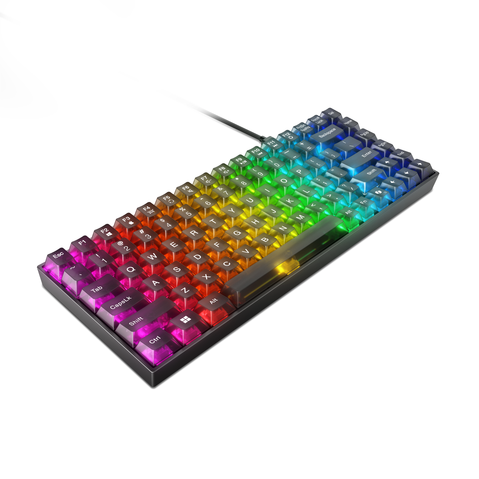 Lenovo Legion K510 Mini Pro Gaming Mechanical Keyboard - Arabic/English | 75% Compact - Hot-Swappable Tactile Switches - Per-Key RGB