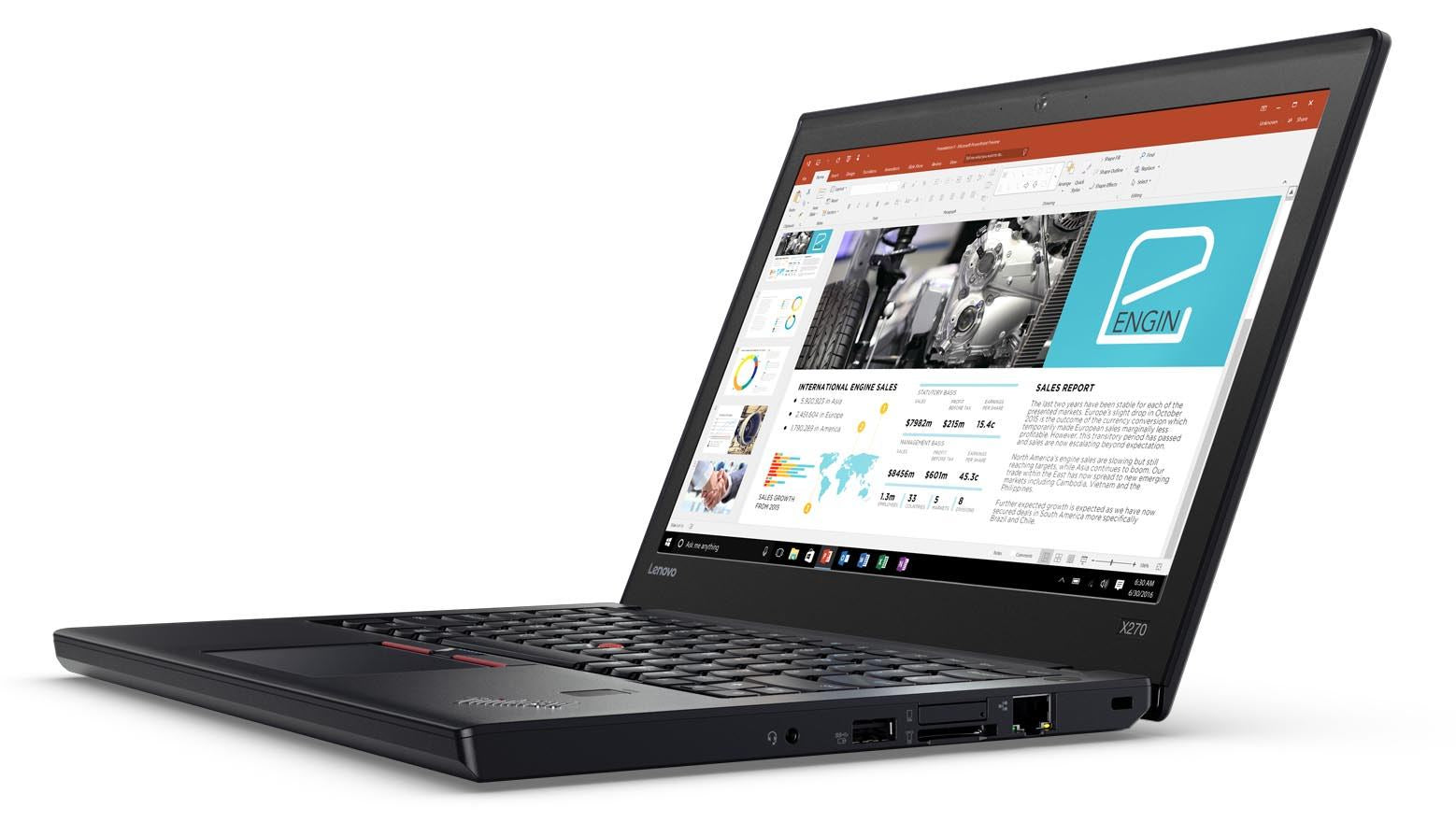 Lenovo ThinkPad X270 Laptop | Intel Core i5-6200U Processor - 4GB DDR4 RAM - 250GB SSD - Intel HD Graphics 520 - 12.5 inches (Used)