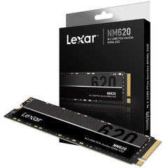 محرك أقراص الحالة الصلبة Lexar NM620 بسعة 500 جيجابايت من نوع M.2 NVMe