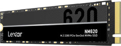 محرك أقراص الحالة الصلبة Lexar NM620 بسعة 500 جيجابايت من نوع M.2 NVMe