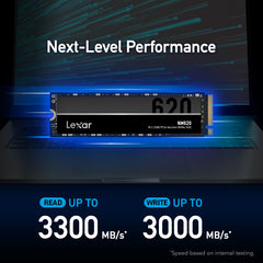 Lexar NM620 1TB PCIe 3.0 M.2 Internal NVMe SSD