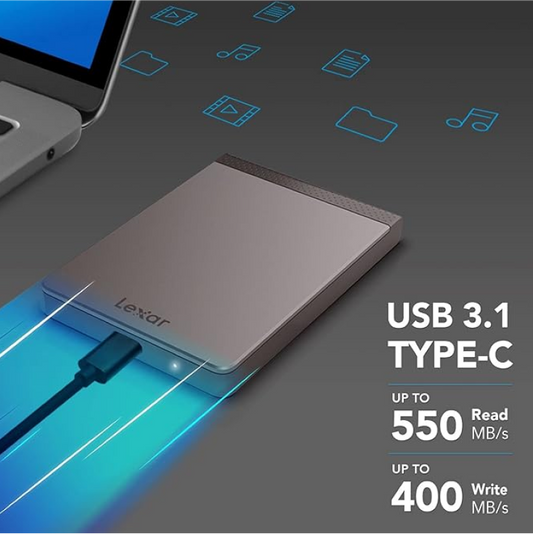 Lexar SL200 1TB USB 3.1 Portable External SSD