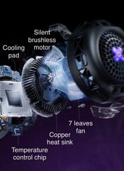 LISEN 2E576 Semiconductor Phone Cooler with Magnetic Clamp