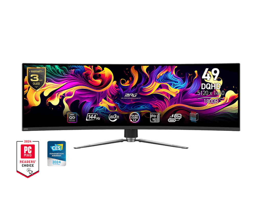 Monitor MSI MPG 491CQP QD-OLED 49 inches Super Ultrawide DQHD 144Hz