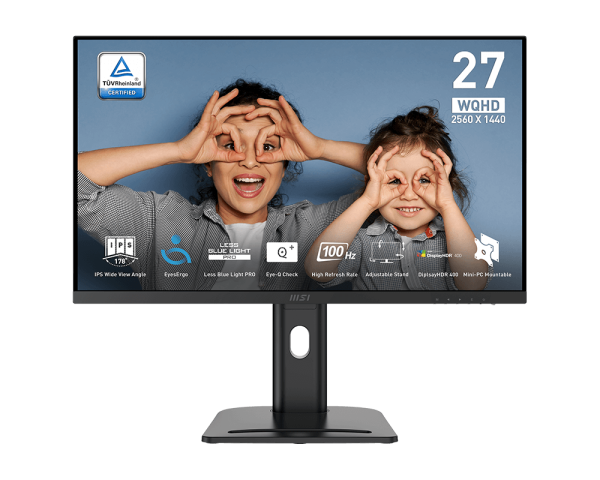 Monitor MSI PRO MP273QP E2 27 inches IPS QHD 100Hz