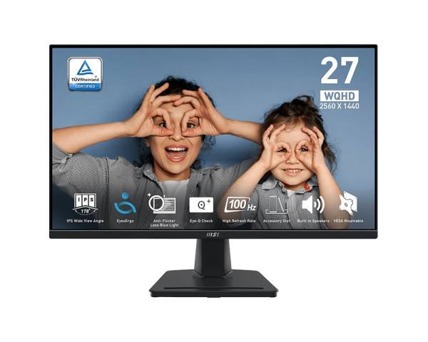 Monitor MSI PRO MP275Q 27 inches IPS QHD 100Hz
