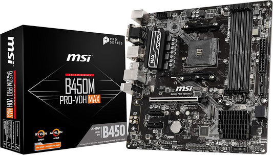 اللوحة الأم MSI AMD B450M Pro-VDH Max